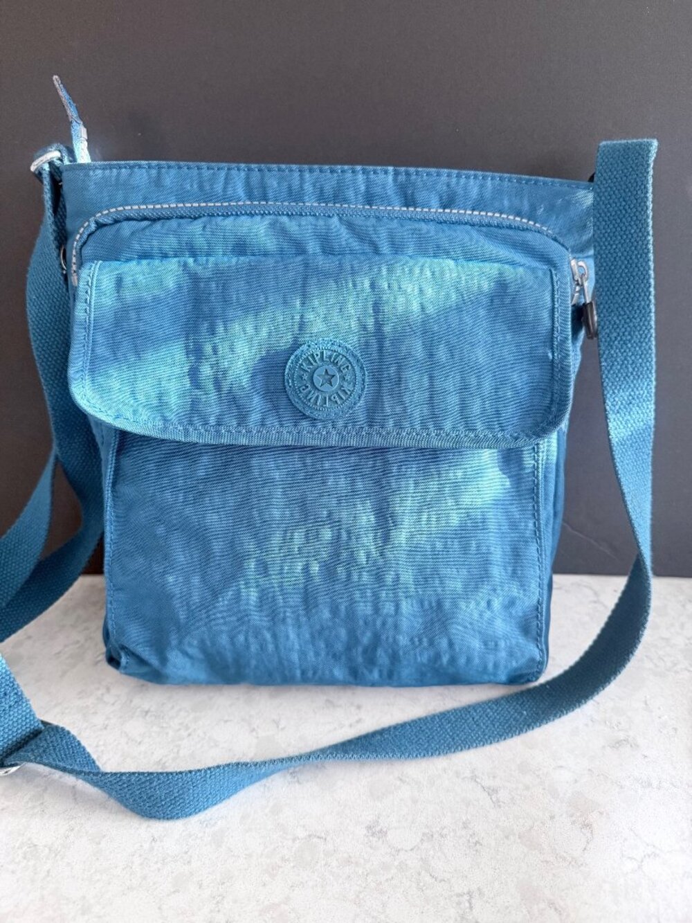 Kipling HB6222 Machida Twinkle Teal Crossbody Bag